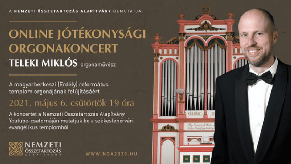 Támogató koncert egy erdélyi orgona megmentésére