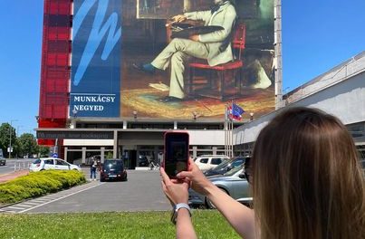 The world&#39;s largest picture of Munkácsy was displayed in Békéscsaba