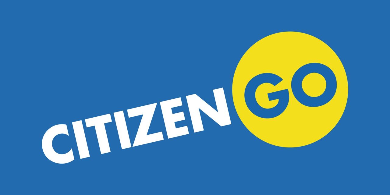 Sign the CitizenGO petition