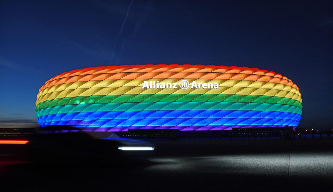 Auch der bayerische Ministerpräsident unterstützt das regenbogenfarbene Stadion der Deutsch-Ungarn