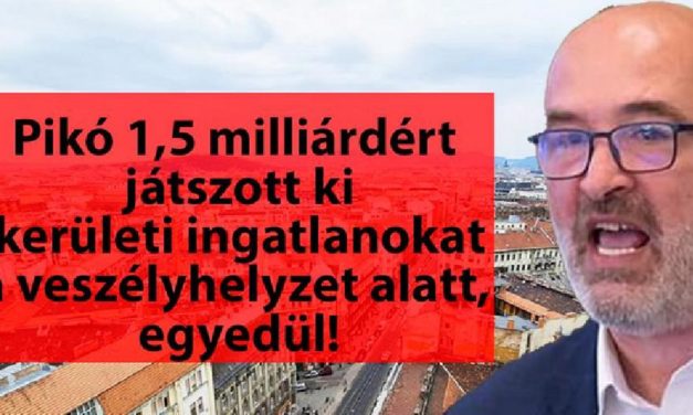 Máté Kocsis: Piko ha scommesso le proprietà del distretto per 1,5 miliardi