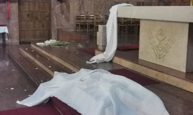 Un altro vandalismo in chiesa in Ungheria