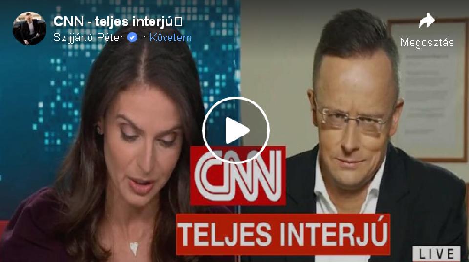 Szijjártó sagte gegenüber CNN: Niemand sollte wegen seiner sexuellen Orientierung Angst haben