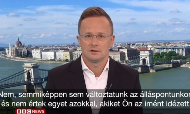 Szijjártó to the BBC: we will not change our position in any way (Video)