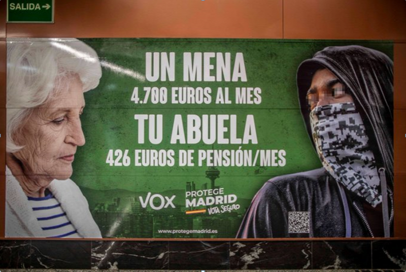 Un miracolo in Spagna: il poster di Vox non è odioso