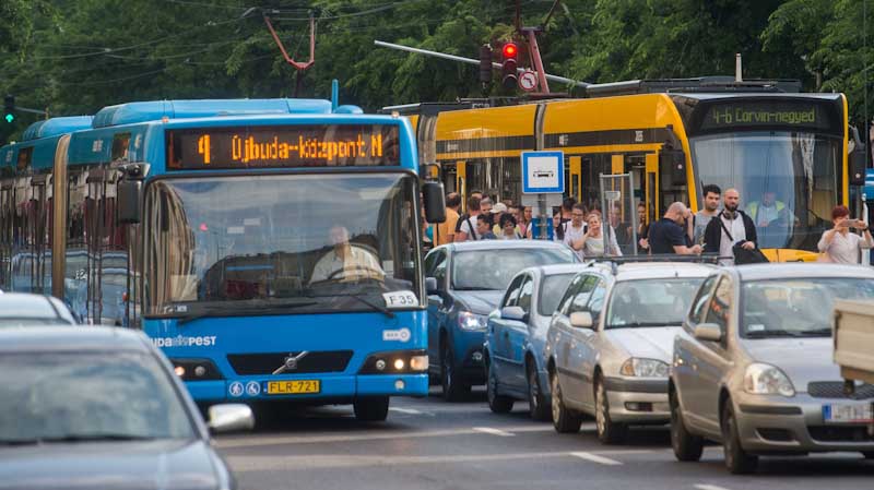 I conducenti devono essere costretti a lasciare Budapest