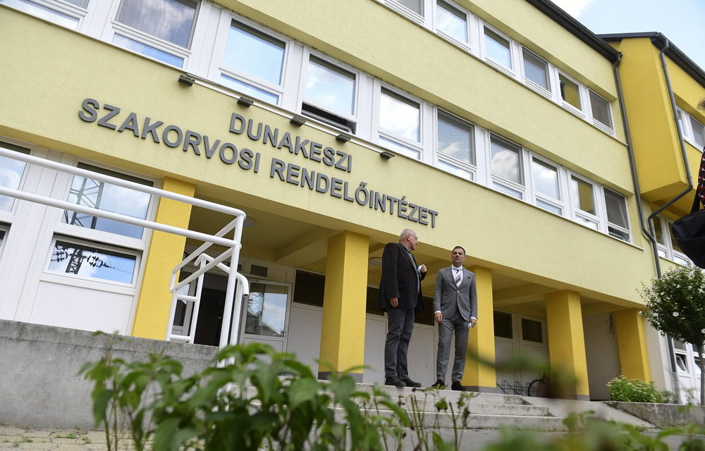 La clinica specialistica di Dunakesz è stata rinnovata con il sostegno del governo