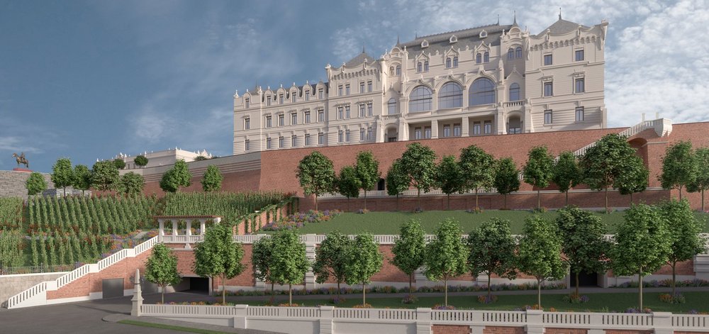 The reconstruction of Archduke József&#39;s palace in Buda has begun