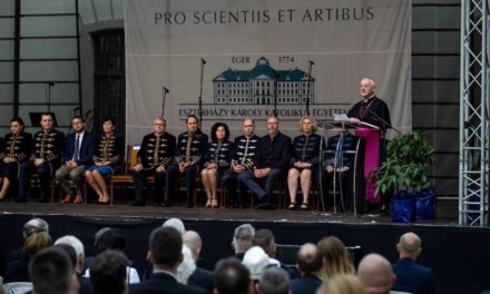 The founding ceremony of Eszterházy Károly Catholic University