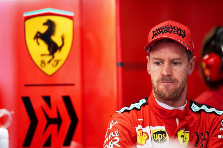 The German commentators joined Vettel