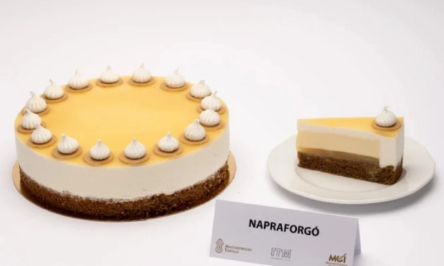 Die Süßigkeit namens Napraforgó wurde dieses Jahr zum Kuchen des Landes