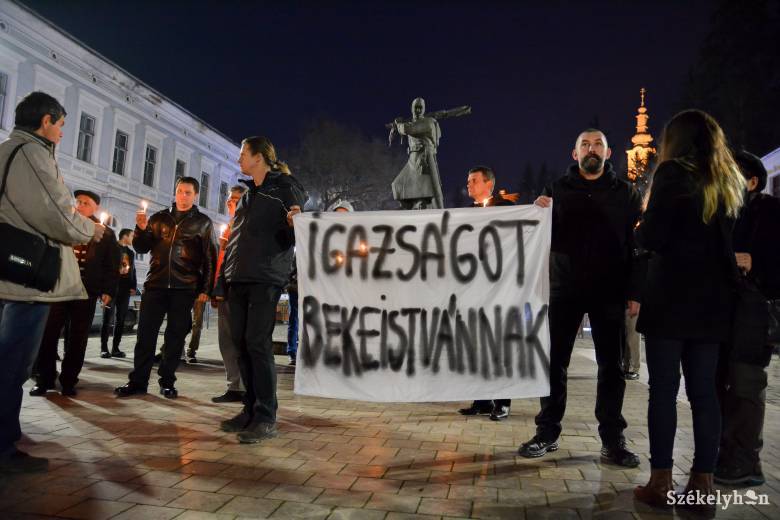 Tüntetés a székelyek mellett/Forrás székelyhon.ro