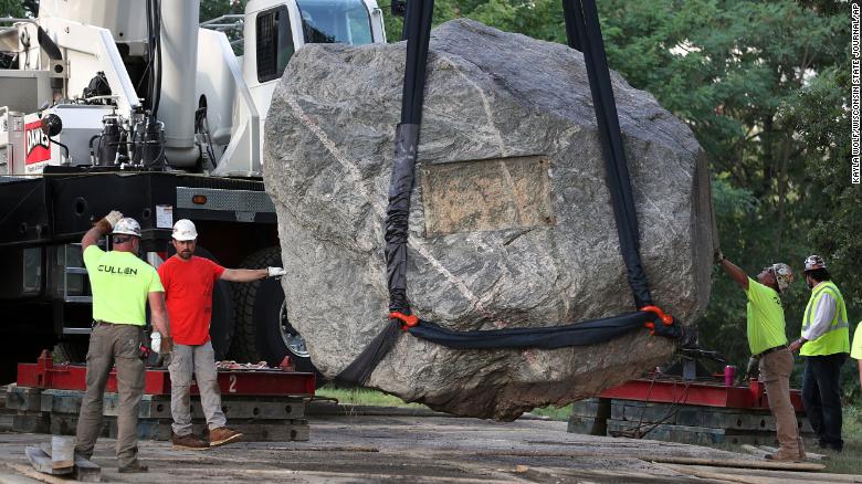 A two-billion-year-old rock is the latest victim of anti-racism