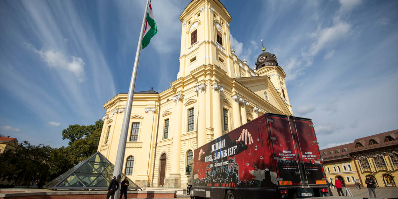 Im Blut ertränkte Freiheit besuchte Debrecen