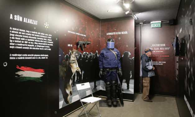 Freedom drowned in blood traveling exhibition in Eger