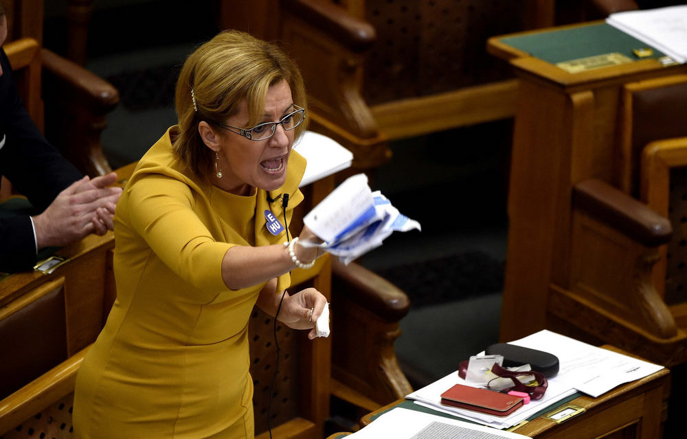 Die beleidigte Frau Bangón machte eine falsche Aussage über die Opposition