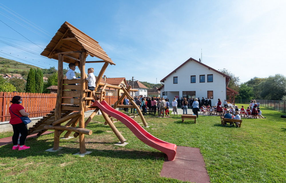 Three kindergartens built with Hungarian state support were inaugurated in Maros county