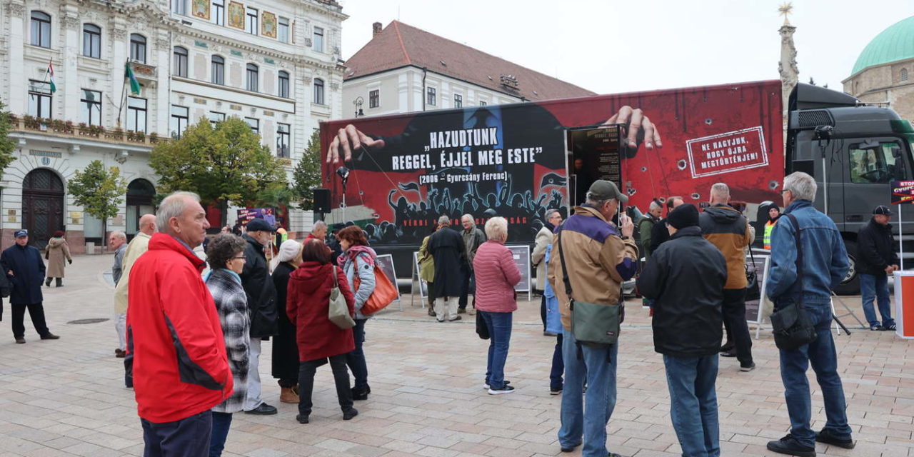 A gyurcsányi terror kiállítása Kaposváron és Pécsen járt