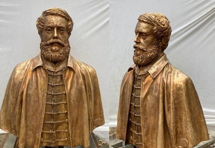The bust of Lajos Kossuth was unveiled in Buffalo