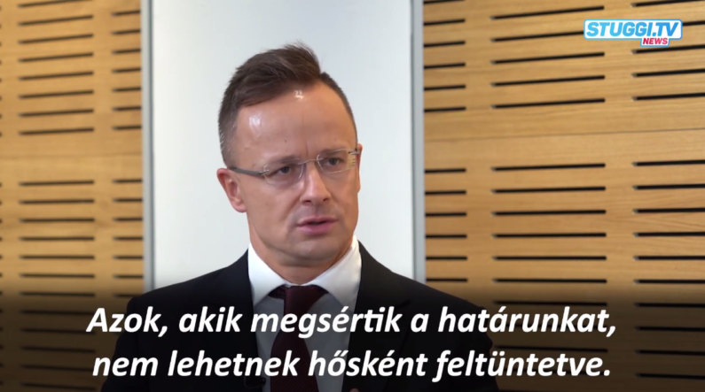 Szijjártó Péter a STUGGI TV-ben