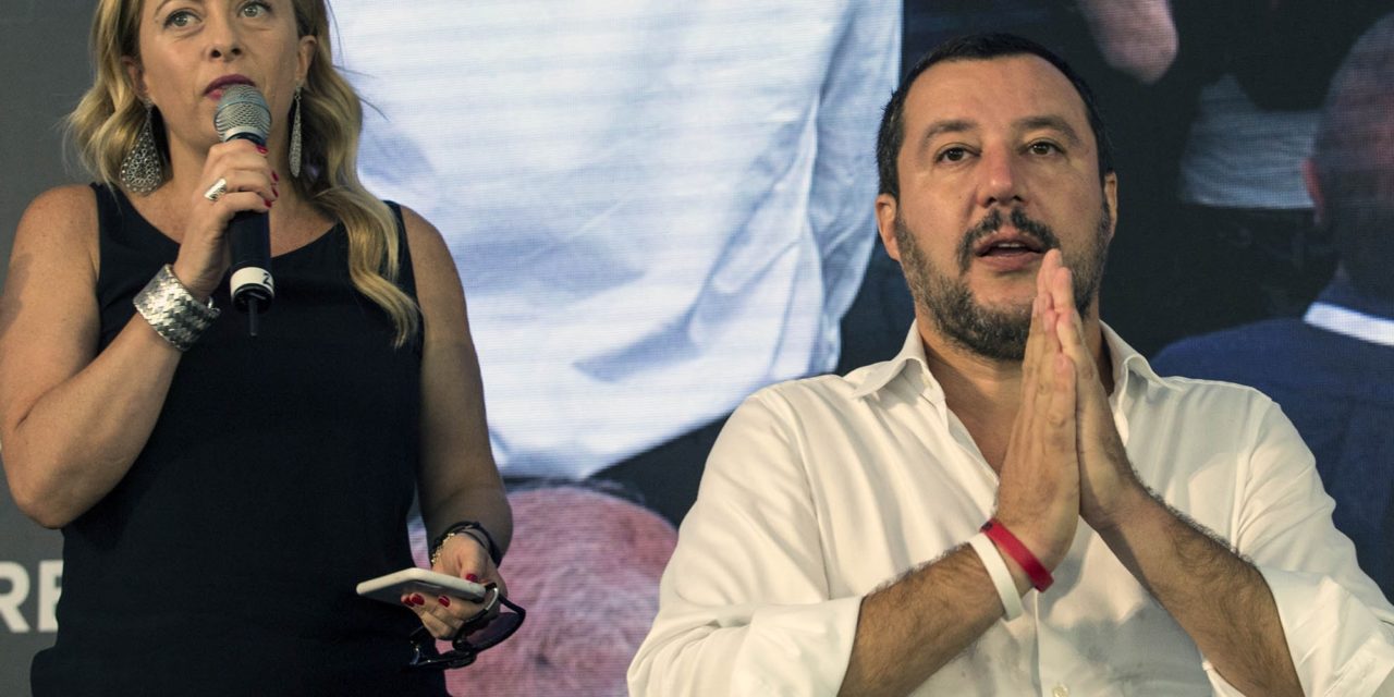 Salvini e Meloni al fianco di ungheresi e polacchi