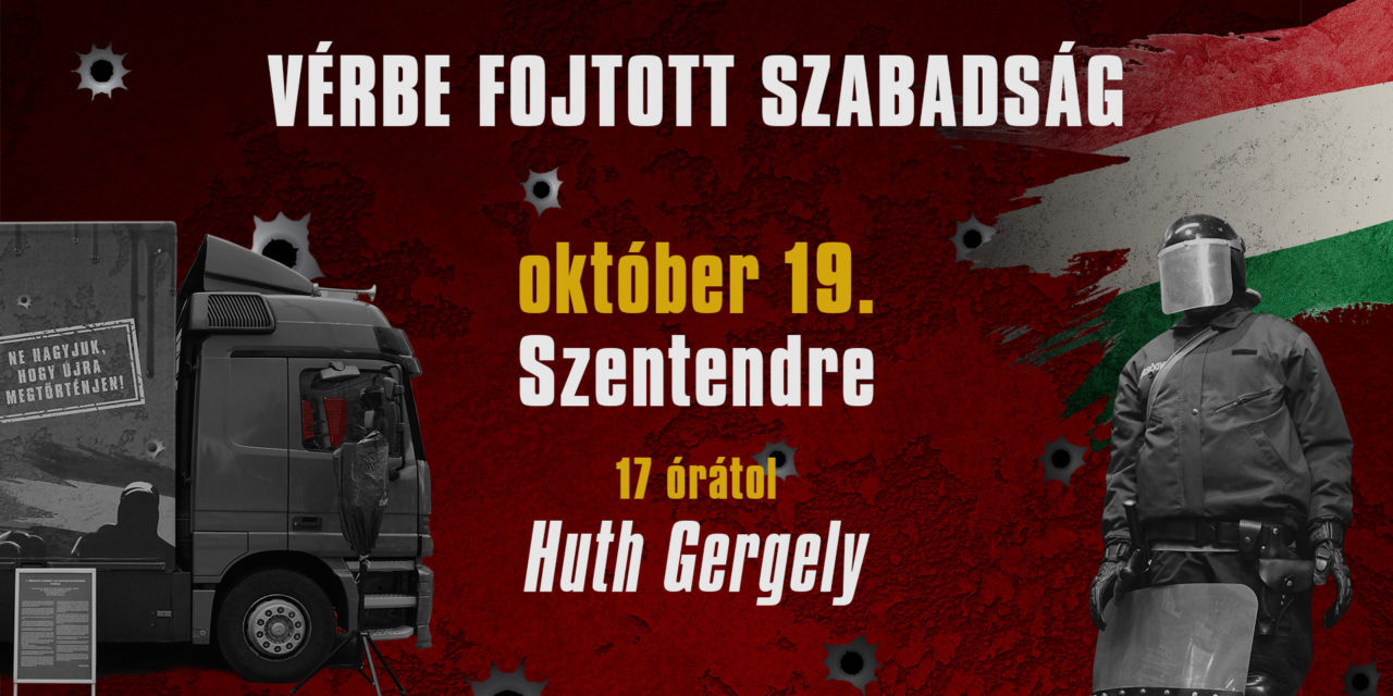 Oggi a Szentendre puoi vedere la mostra &quot;Libertà annegata nel sangue&quot;.