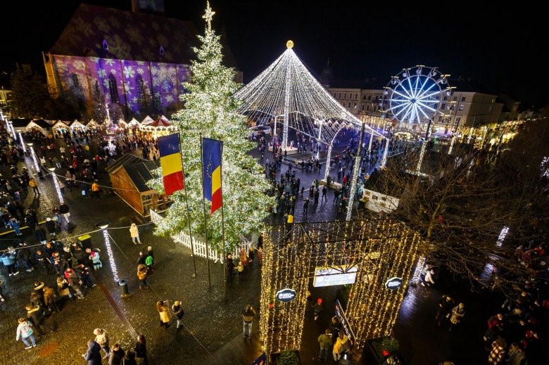 Jarmark bożonarodzeniowy w Cluj jest „niewęgierski”.
