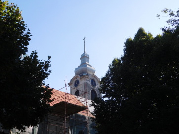 Church renovation in Délvidék