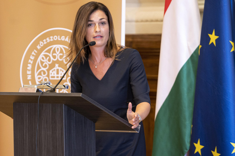 Judit Varga wird die Vorsitzende der Fidesz-Liste im EP sein