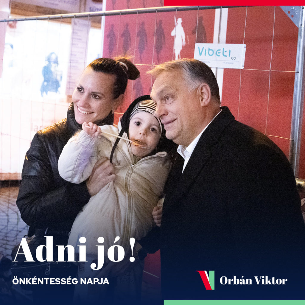 Orbán Viktor önkéntesség világnapja