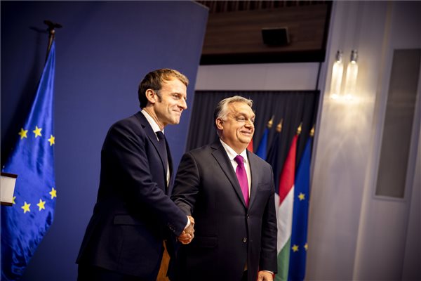 Orbán: There is an agreement with the French president on the issue of strengthening Europe