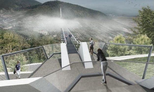 Construction of the world record bridge begins