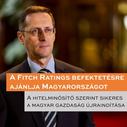 Varga: jó hír a Fitch Ratings-től hétvégére