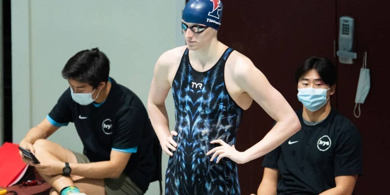 Oh no! A transgender swimmer has been named &quot;Woman of the Year&quot; at the US Collegiate Championships 