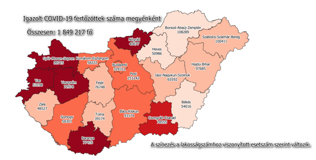 Vírusinfó térkép 20022 03 30