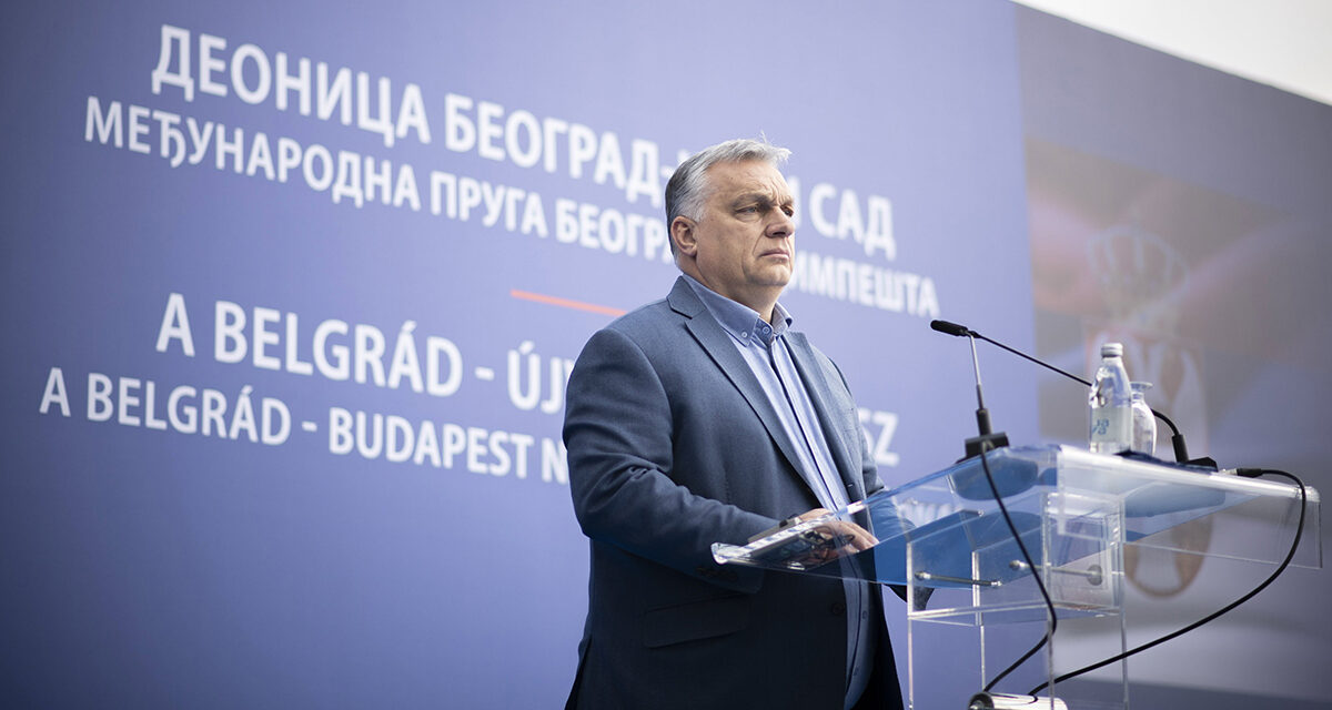 Orbán Újvidéken is kiállt a béke és az együttműködés mellett