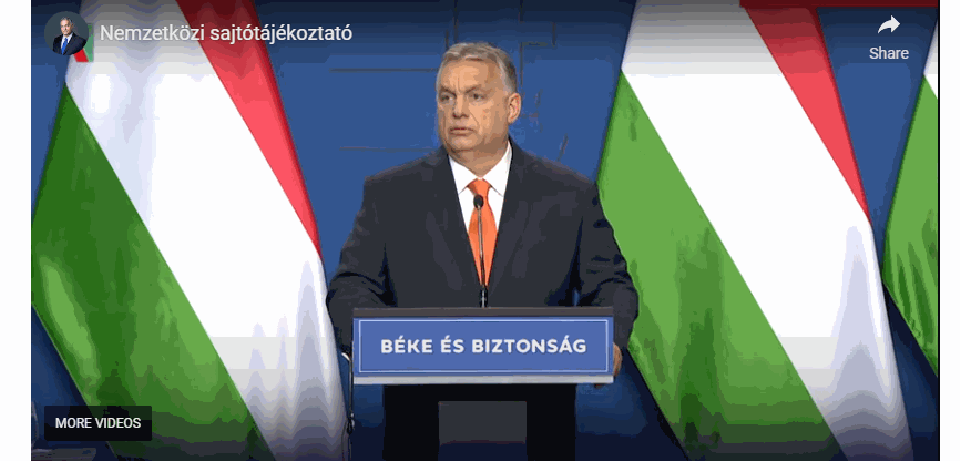 Viktor Orbán: entro fine maggio ci sarà un cambio di governo