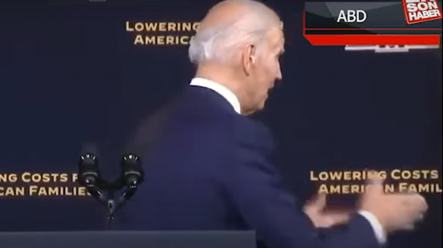 Der Präsident der USA begrüßte die Menschen mit einem Luftblick (Video)