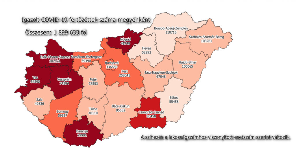 Covidf térkép 2022 04 28