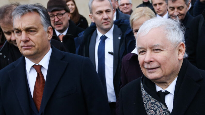 Orban Viktor és Jaroslaw Kaczynski