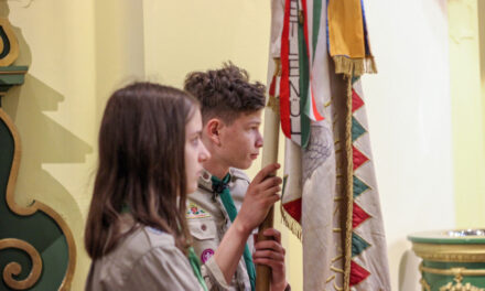 The renovated scout home of the Szent Imre parish in Buda was inaugurated