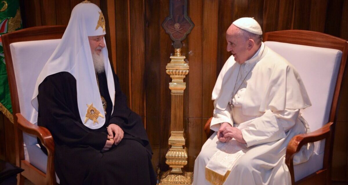 Annullato l&#39;incontro tra papa Francesco e il patriarca Kirill