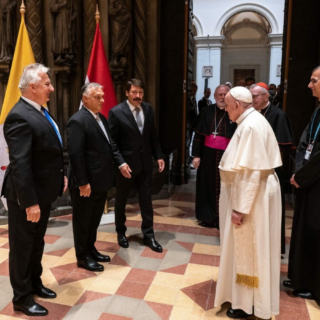 Papst Ferenc Áder Semjén Orbán