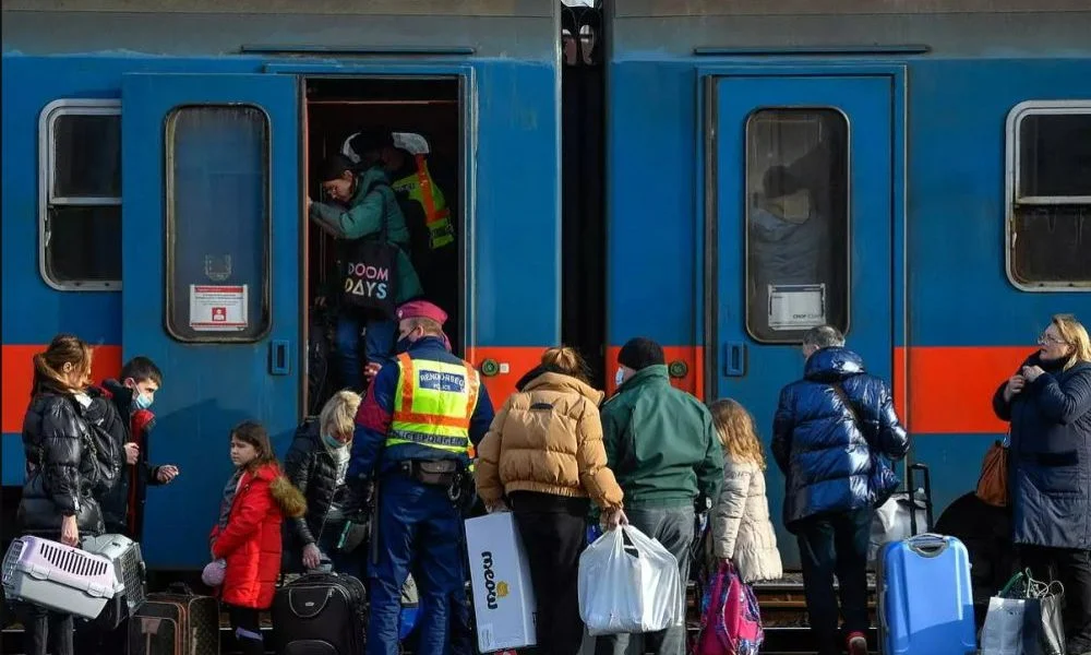 Der Zustrom ukrainischer Flüchtlinge ist weiterhin enorm
