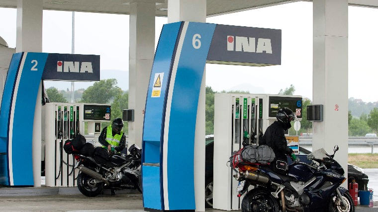 Fermo del prezzo del carburante in Croazia da mercoledì