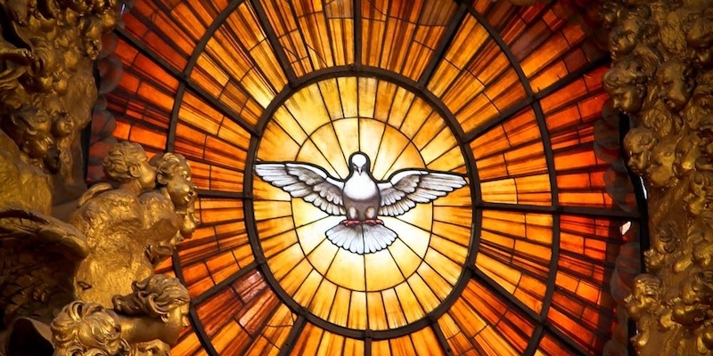 The outpouring of the Holy Spirit