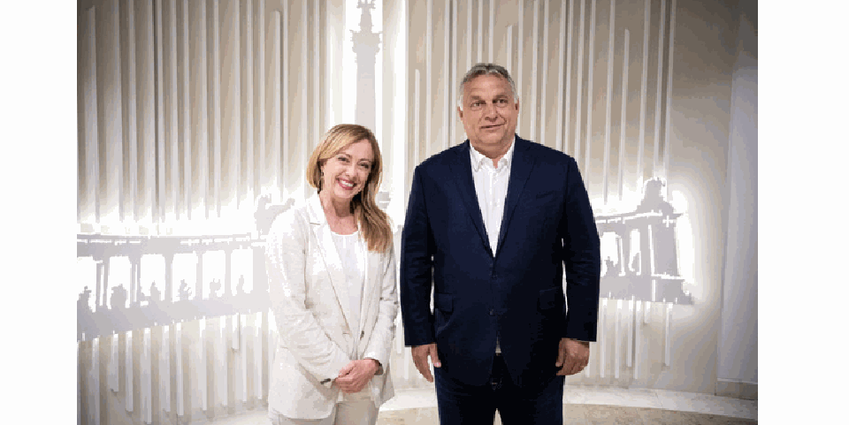 Giorgia Meloni: Grazie Viktor Orbán!