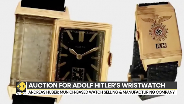 Hitler&#39;s gold watch was auctioned for more than a million dollars