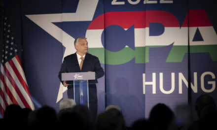 Viktor Orbán delivers an opening speech at the world&#39;s largest conservative event