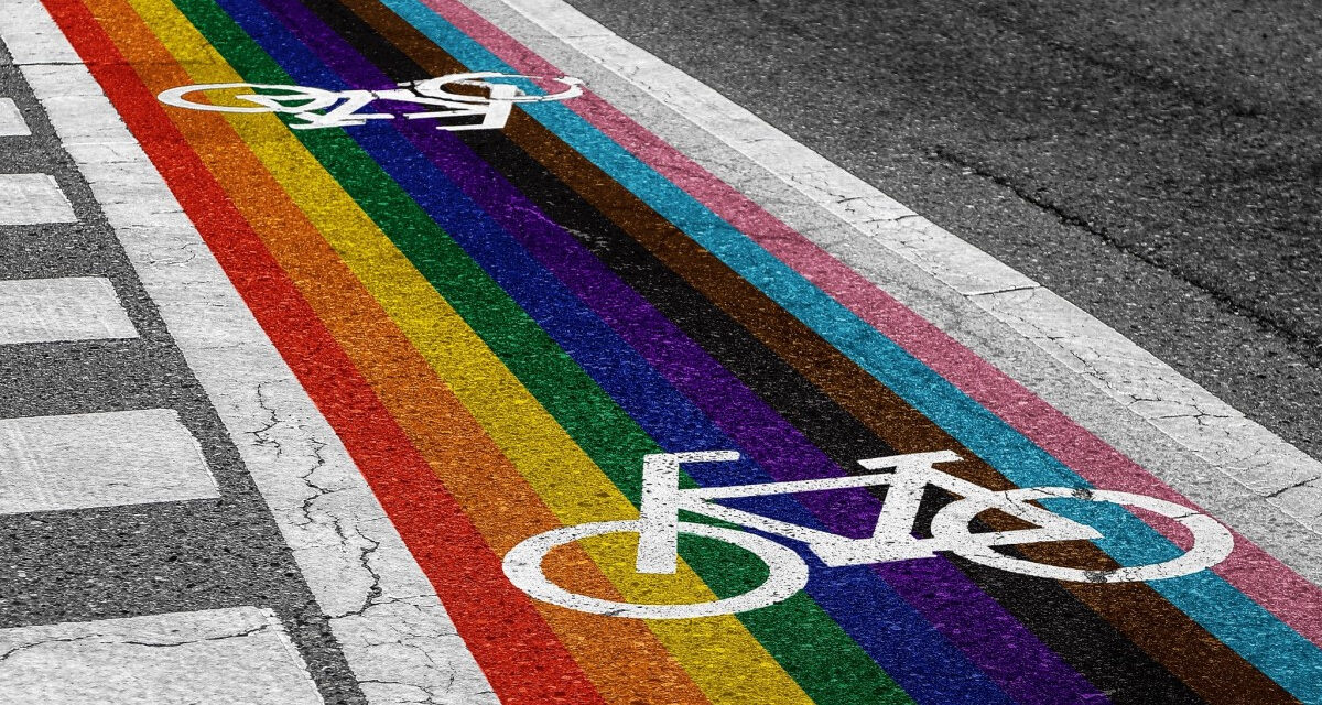 Fördern Biker nicht über den Regenbogen?